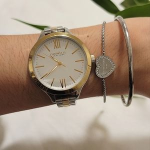 Michael Kors Earring & Heart Bracelet Set